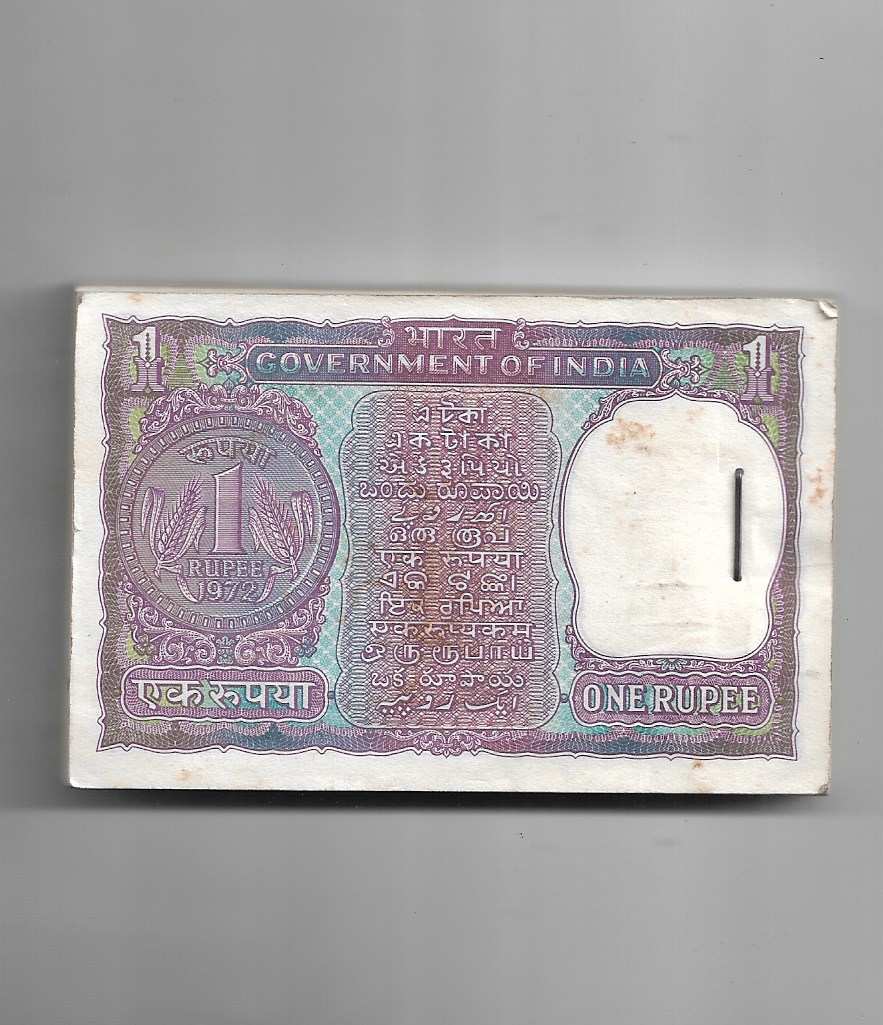 1 RUPEE ~ I.G.PATEL , 1972 ~ 100 NOTE BUNDLE ~ GOOD FOR COLLECTION ~ T ...