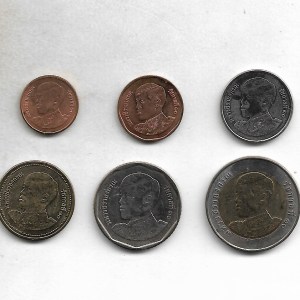 THAILAND ~ 6 Different coin lot ~ R-22