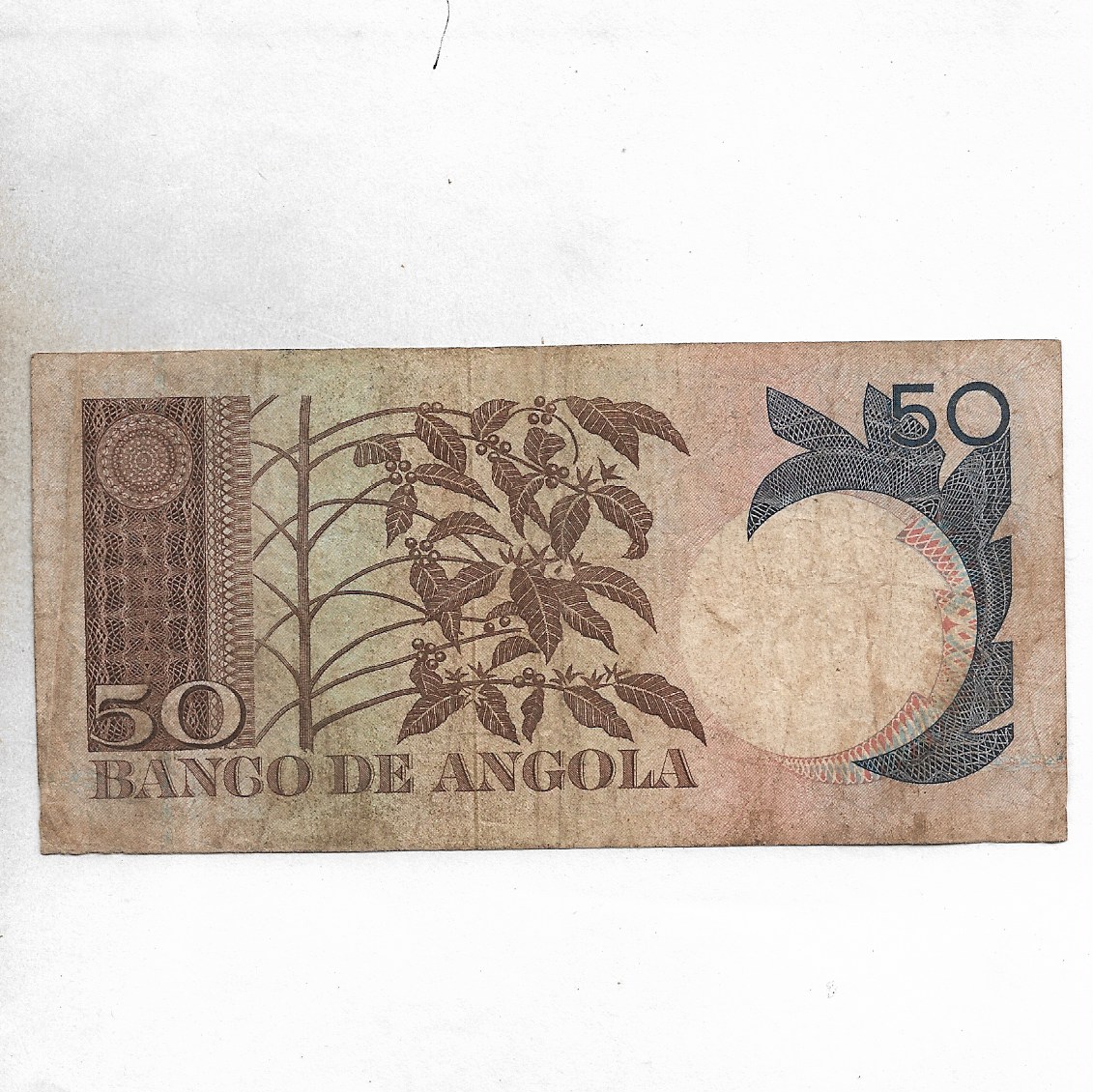 Angola Notes Angola ~ 50 Escudos, 1973 ~ RARE NOTE ~ A-89 – Indian Hobby Club