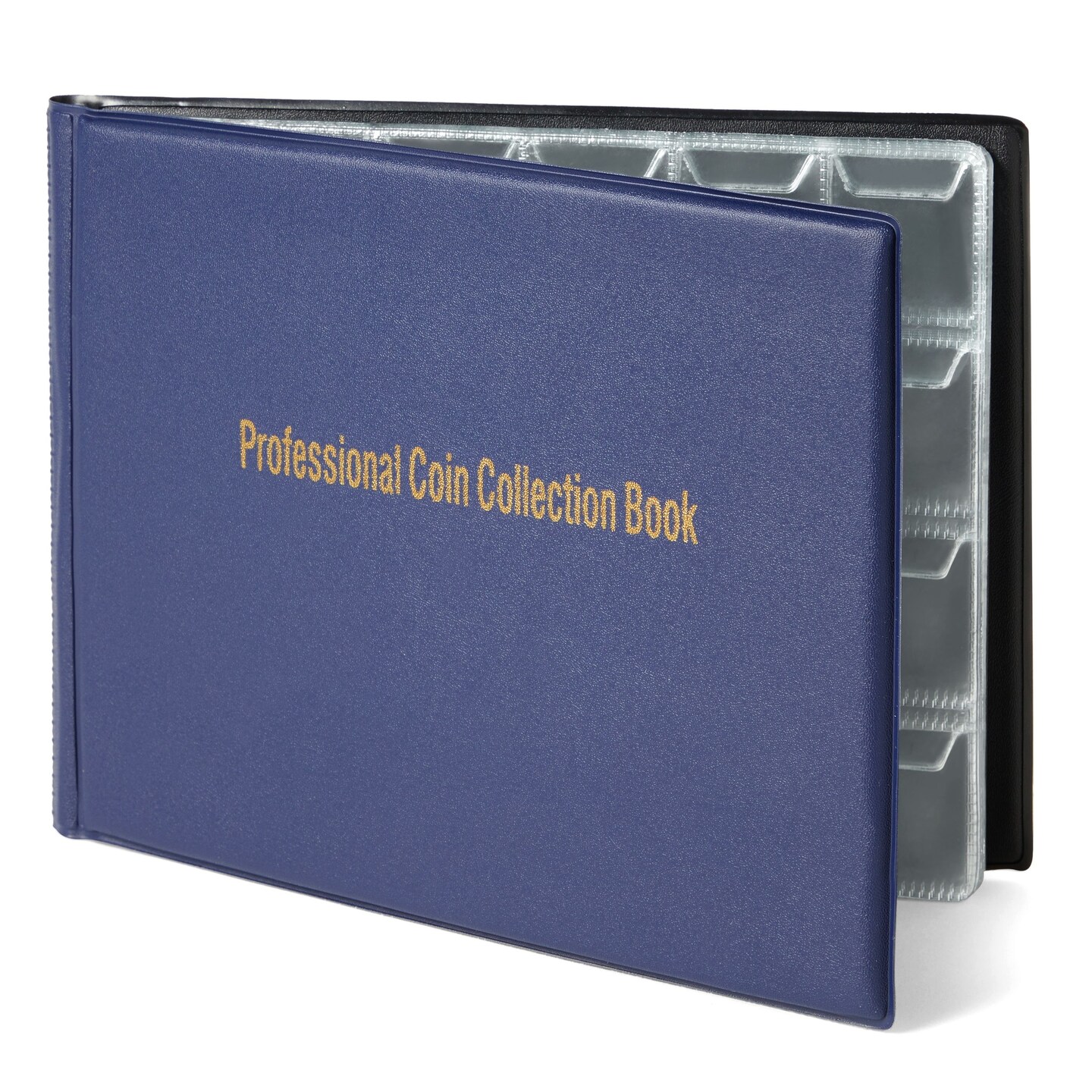 Houseables 1000 Card Binder, Ringless Card Binder, 16 Pocket