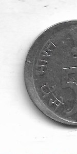 50 PAISE ~ ERROR ( SHIFTING ) 2000, HYDERABAD MINT ~ RARE NOTE ~ F-24